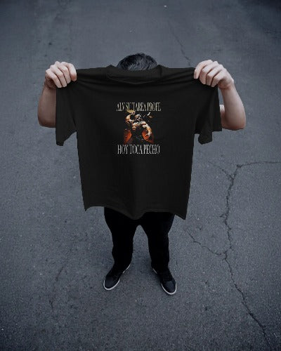 Just Wake Up & Hustle Hard – Motivational Black T-Shirt